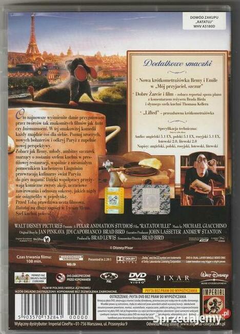 Disney PIXAR RATATUJ