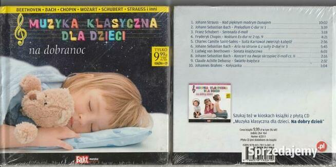 Muzyka klasyczna dla dzieci na dobranoc CD