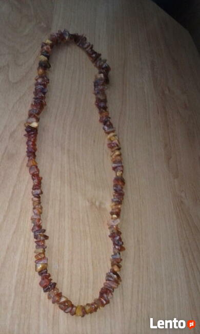 Naszyjnik z bursztynów bałtyckich bursztynowy