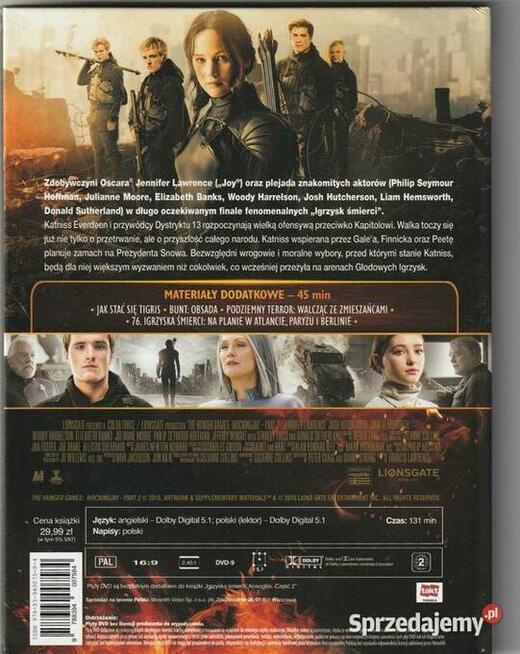 Igrzyska śmierci. Kosogłos część 2 DVD