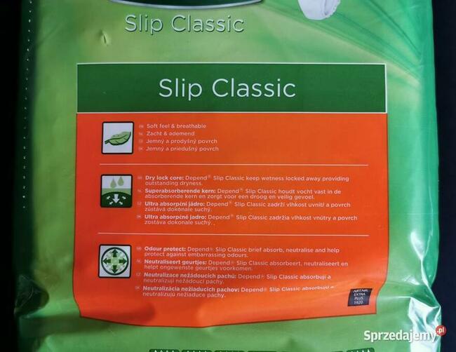 Pieluchomajtki Pampersy dla dorosłych 30szt UNISEX Obwód 140