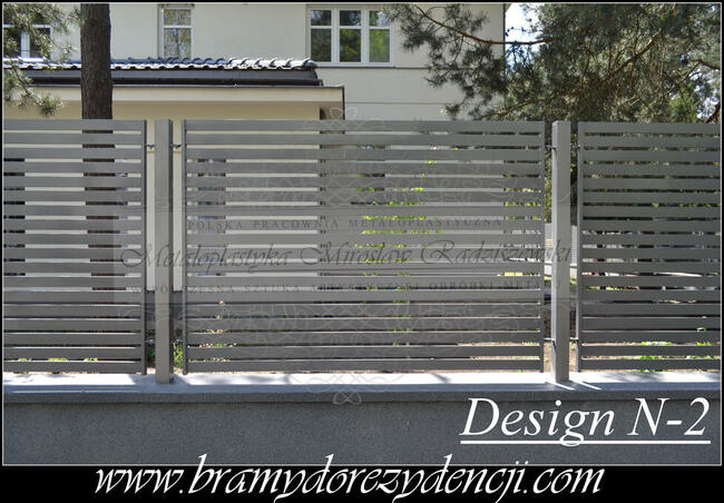 Przęsło, przęsła ,PANEL, Ogrodzenia palisadowe
