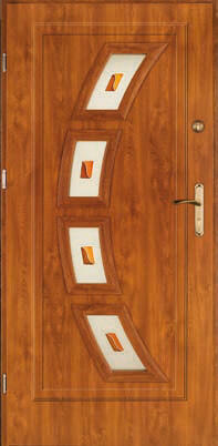Drzwi zewnętrzne grube 55mm Kreta Inox