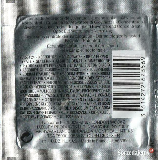 Serum Lancome Advenced Genifique 1ml*10