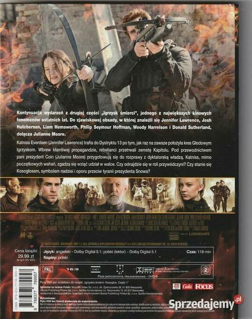 Igrzyska śmierci. Kosogłos część 1 płyta DVD
