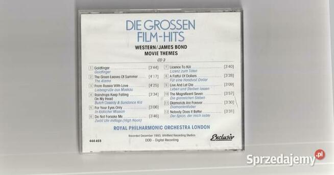Die grossen film-hits Western/ bond themes CD