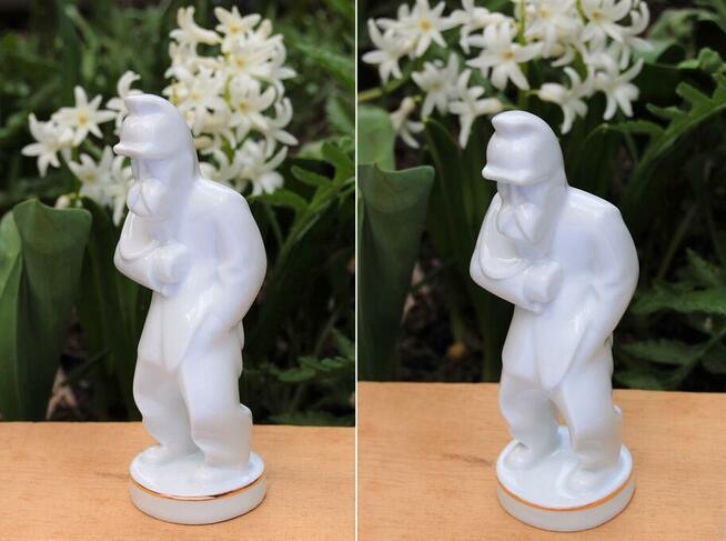 Piłsudski figurka A. Siemaszko porcelana Ćmielów vintage