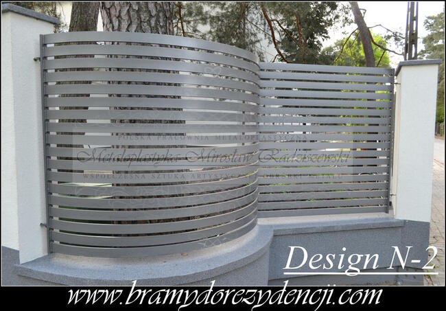 Przęsło, przęsła ,PANEL, Ogrodzenia palisadowe