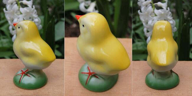 Kurczak pisklę, figurka porcelana Ćmielów vintage