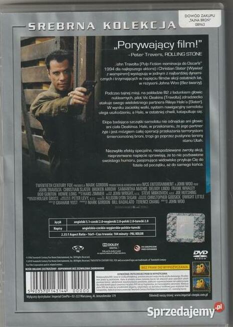 Tajna broń John Travolta DVD