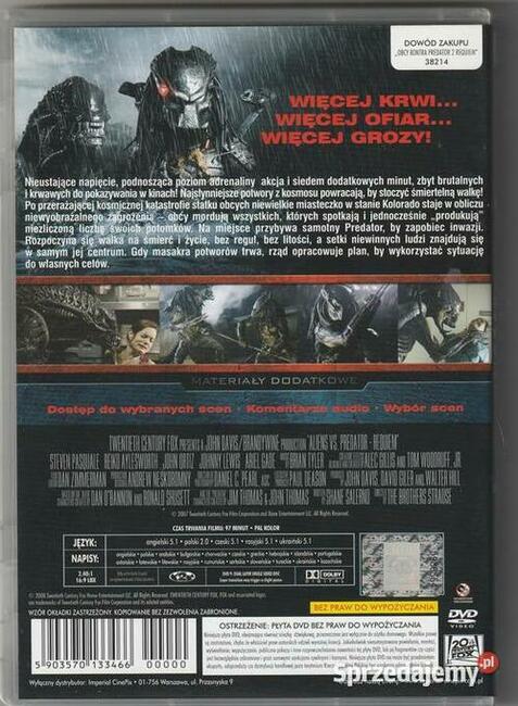Obcy kontra Predator 2 Requiem wersja rozszerzona