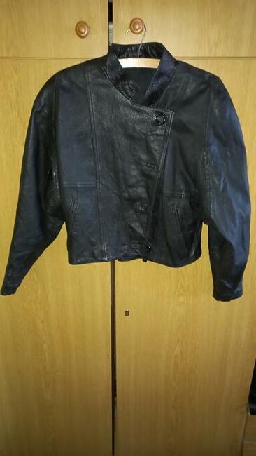Kurtka damska skórzana czarna !