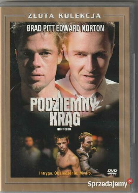 Podziemny krąg Brad Pitt Edward Norton DVD