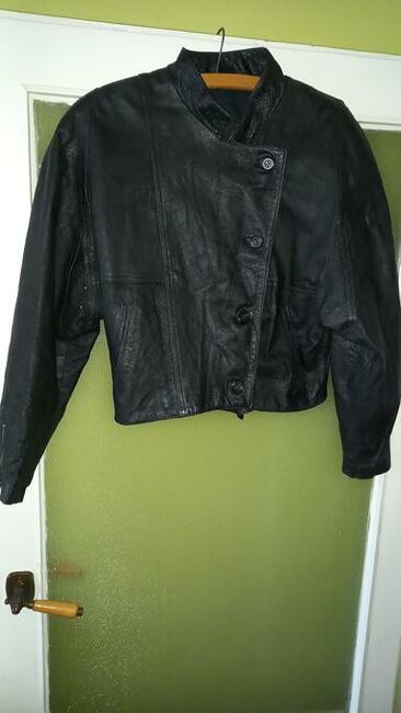 Kurtka damska skórzana czarna !