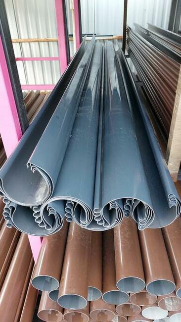 Rynny PVC system Kaczmarek Brąz Grafit OD RĘKI