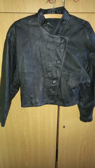 Kurtka damska skórzana czarna !