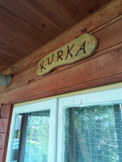 Domek Kurka nad jeziorem Sasek Wielki Szczytno Mazury nocleg