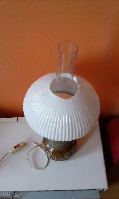 Lampa lampka nocna z czasów PRL
