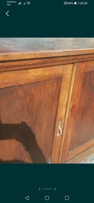 Meble PRL Nadstawka Komoda