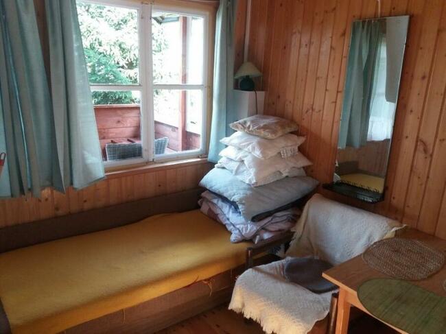 Domek Kurka nad jeziorem Sasek Wielki Szczytno Mazury nocleg