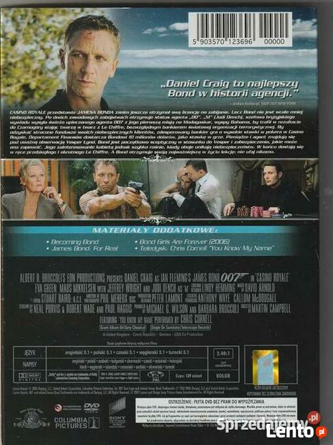 CASINO ROYALE wydanie specjalne Daniel Craig DVD