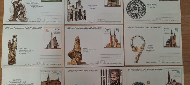 III Wizyta Jana Pawła II w Polsce-1987r Komplet