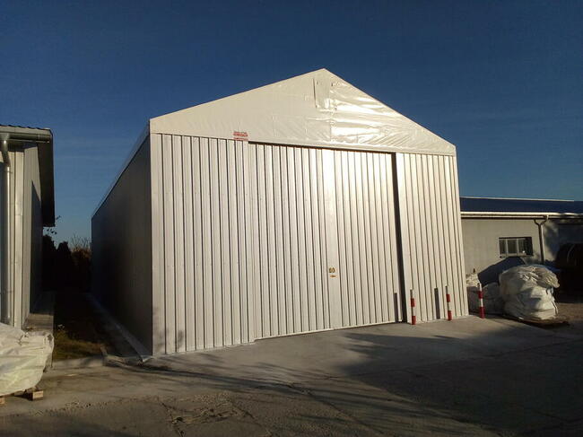 Hala namiotowa całoroczna HAL-POL magazyn wiata garaż rolnic