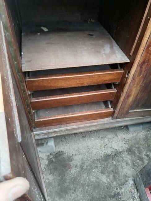 Meble PRL Nadstawka Komoda