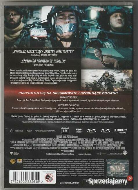 Na skraju jutra Tom Cruise, Emily Blunt DVD