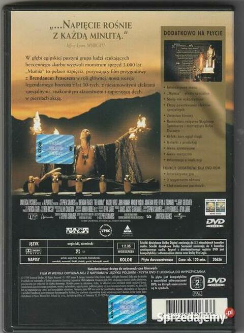 Mumia edycja kolekcjonerska jak nowa DVD