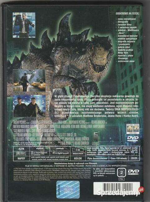 Godzilla Frank Welker, Clyde Kusatsu DVD