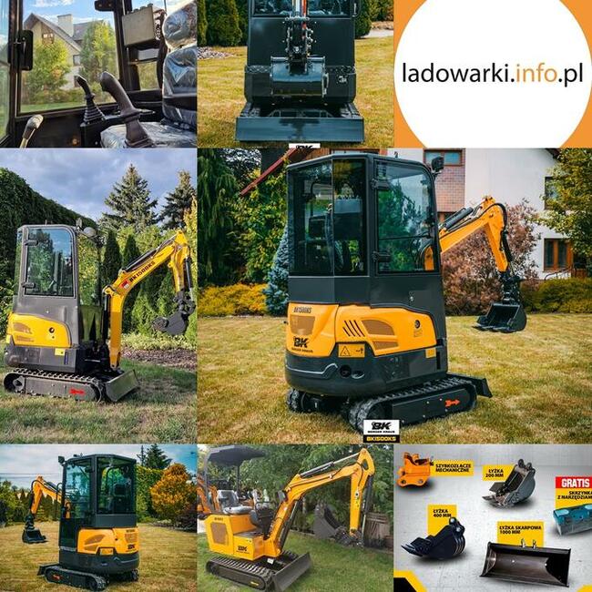 Mini Koparka Berger Kraus BK1500KSR YANMAR