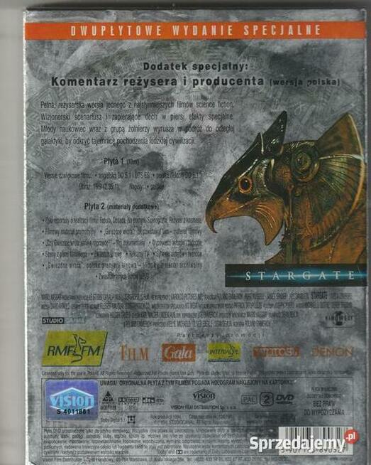 GWIEZDNE WROTA wersja reżyserska dwupłytowa DVD