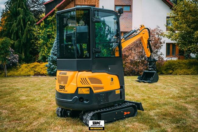 Mini Koparka Berger Kraus BK1500KS z kabiną osprzętem YANMAR