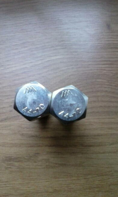 Śruby nierdzewne M16x40 stal kwasoodporna A4-70