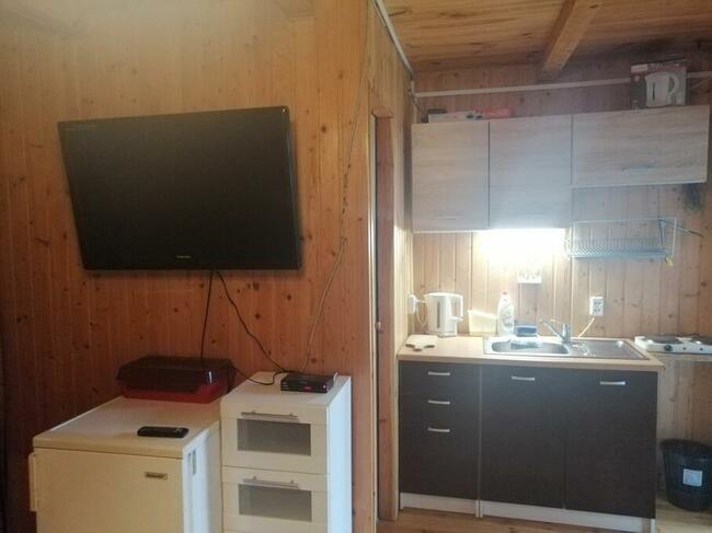 Domek Kurka nad jeziorem Sasek Wielki Szczytno Mazury nocleg