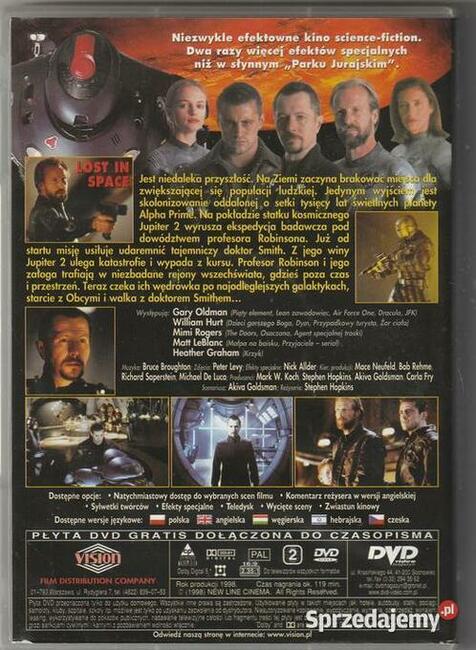 Zagubieni w kosmosie Gary Oldman DVD