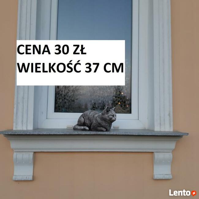 odlew ogrodowy kot koty gipsowe figurki tanio