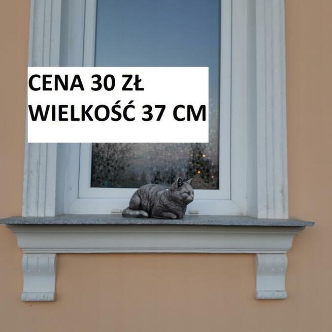 figurka kot koty gipsowe ogrodowe