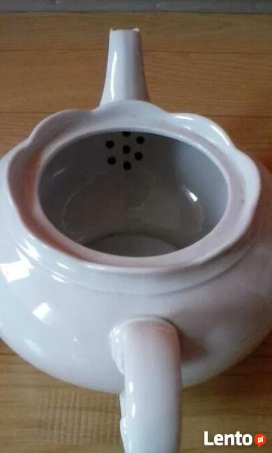 Porcelanowy imbryk do herbaty firmy Wawel z czasów PRL