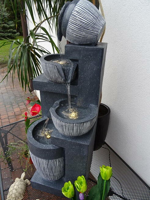 FONTANNA OGRODOWA A D A wys.117cm ! ośw. LED !