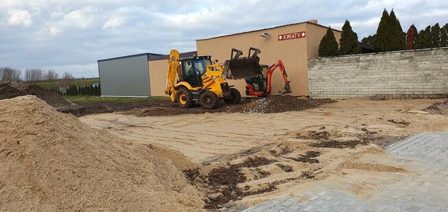 Prace ziemne. Koparko-ładowarka, minikoparka, koparka 3T, mi