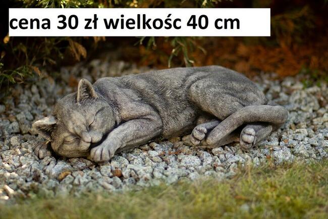 figurki ogrodowe kot koty kotek gipsowy TANIO