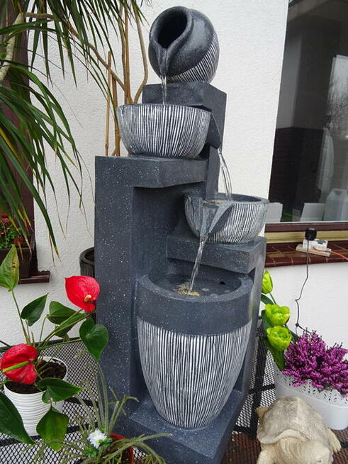 FONTANNA OGRODOWA A D A wys.117cm ! ośw. LED !