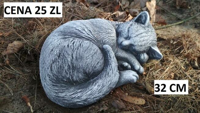 odlew gipsowy kot koty figurki z gipsu