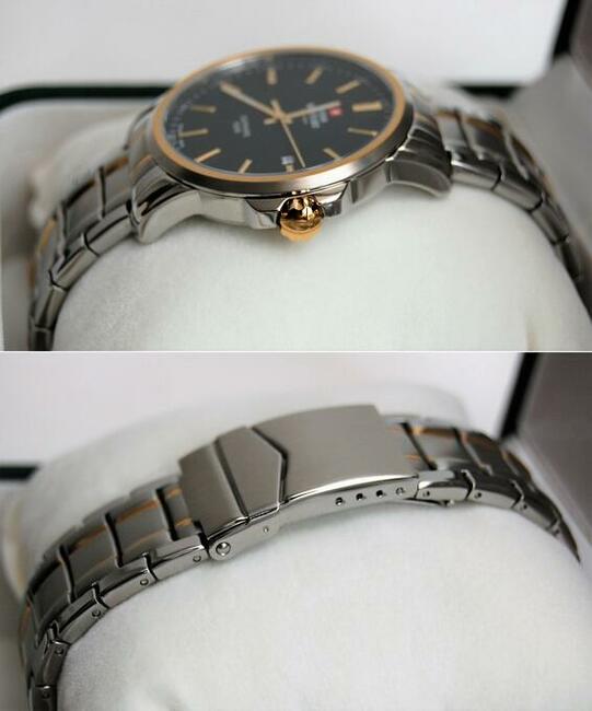 Zegarek męski Swiss Military by Chrono, stal, pozłacany