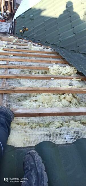 Naprawa izolacji poddasza kuna na dachu