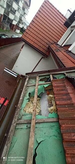 Naprawa izolacji poddasza kuna na dachu