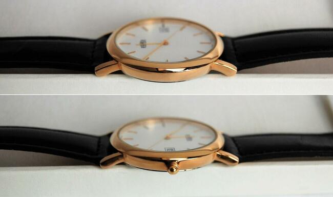 Zegarek męski Roamer of Switzerland 503.209 złoty skórzany