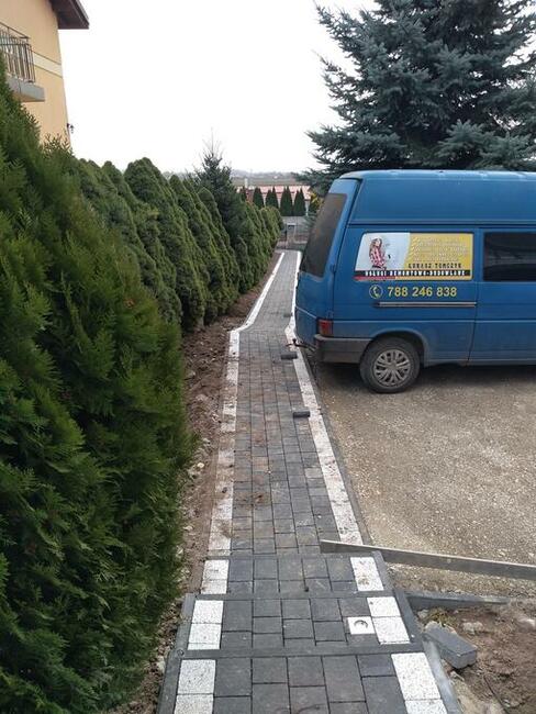 Układanie kostki brukowej